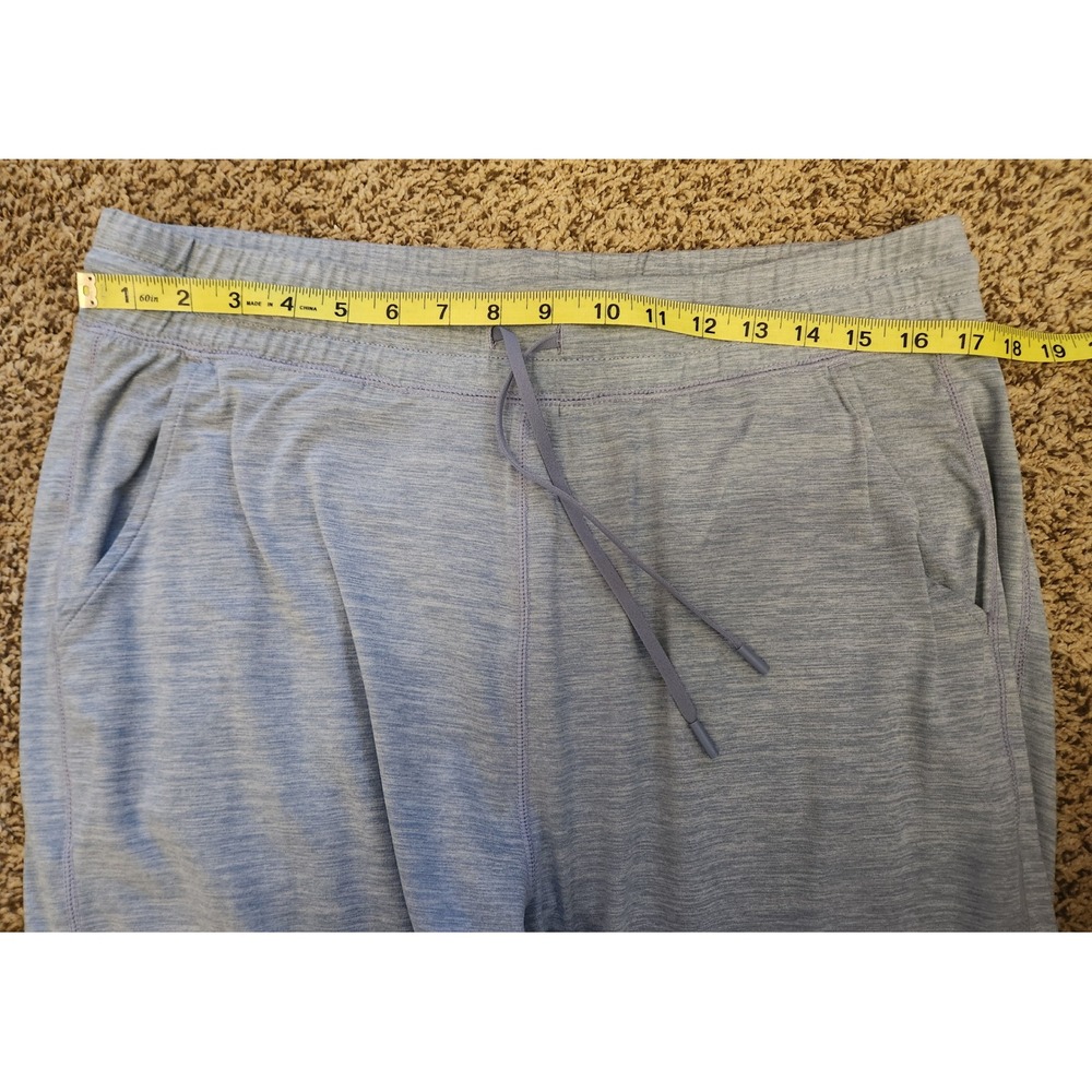 90 Degree by Reflex Womens XXL Blue Heathered Joggers Drawstring Sweatpants - Picture 4 of 8